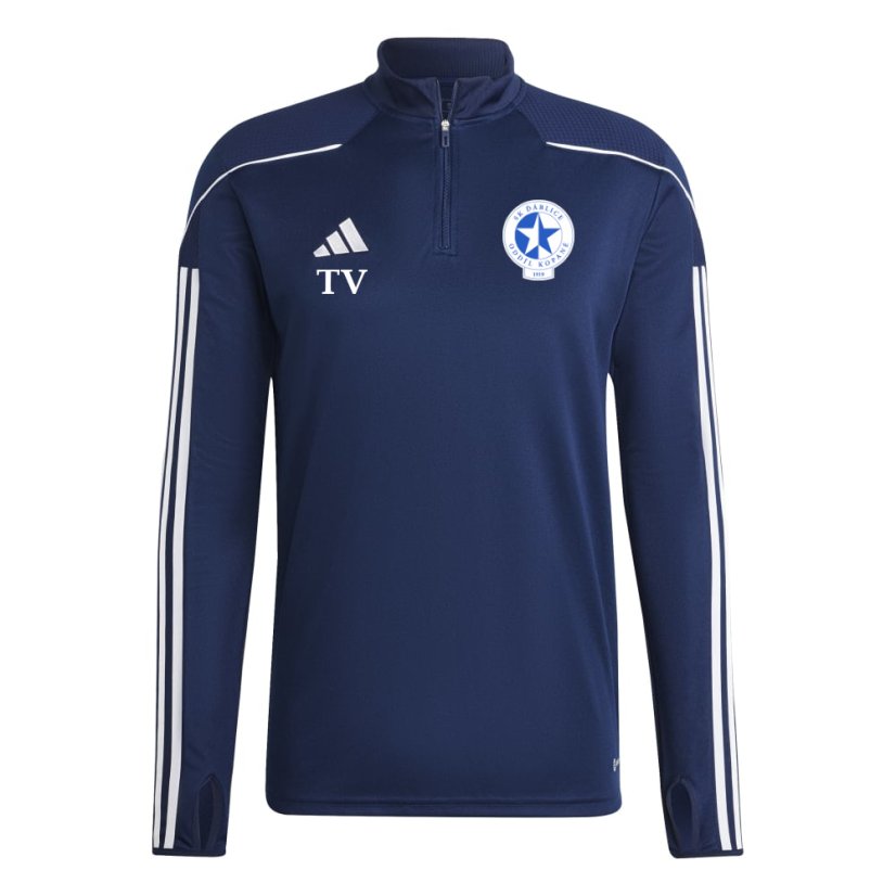 Mikina adidas Tiro krátký zip SK Ďáblice - Velikost: M