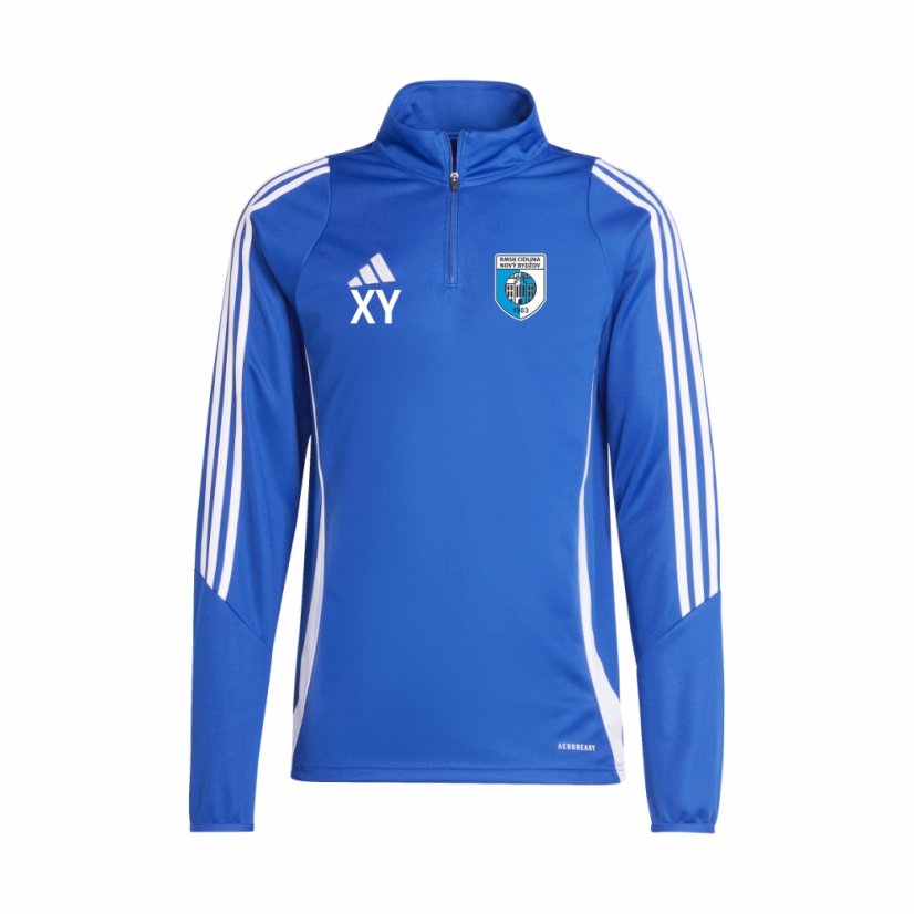 Mikina krátký zip adidas Tiro 24 RMSK Cidlina - Velikost: M