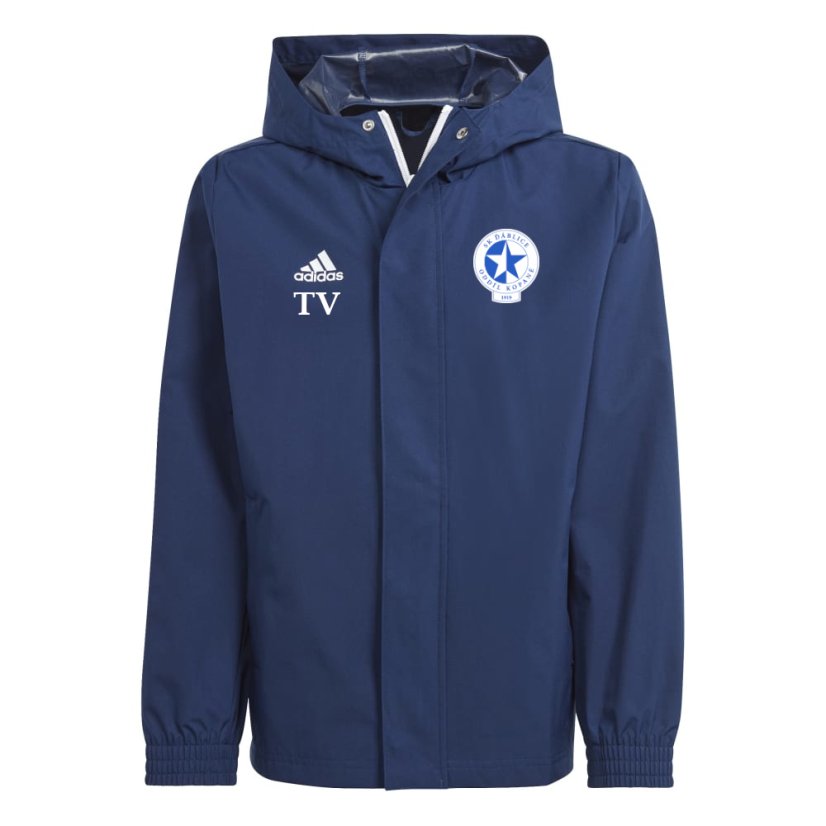Šusťáková bunda adidas Entrada 22 SK Ďáblice - Velikost: 164