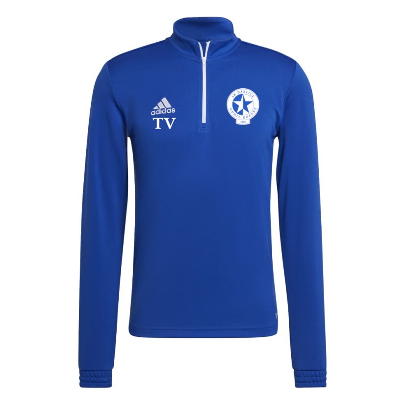Mikina adidas krátký zip SK Ďáblice - Velikost: 128