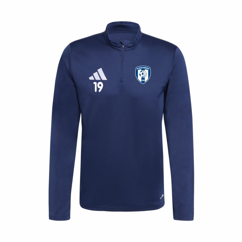 Mikina adidas krátký zip Entrada 26 Čechie Uhříněves - Velikost: M