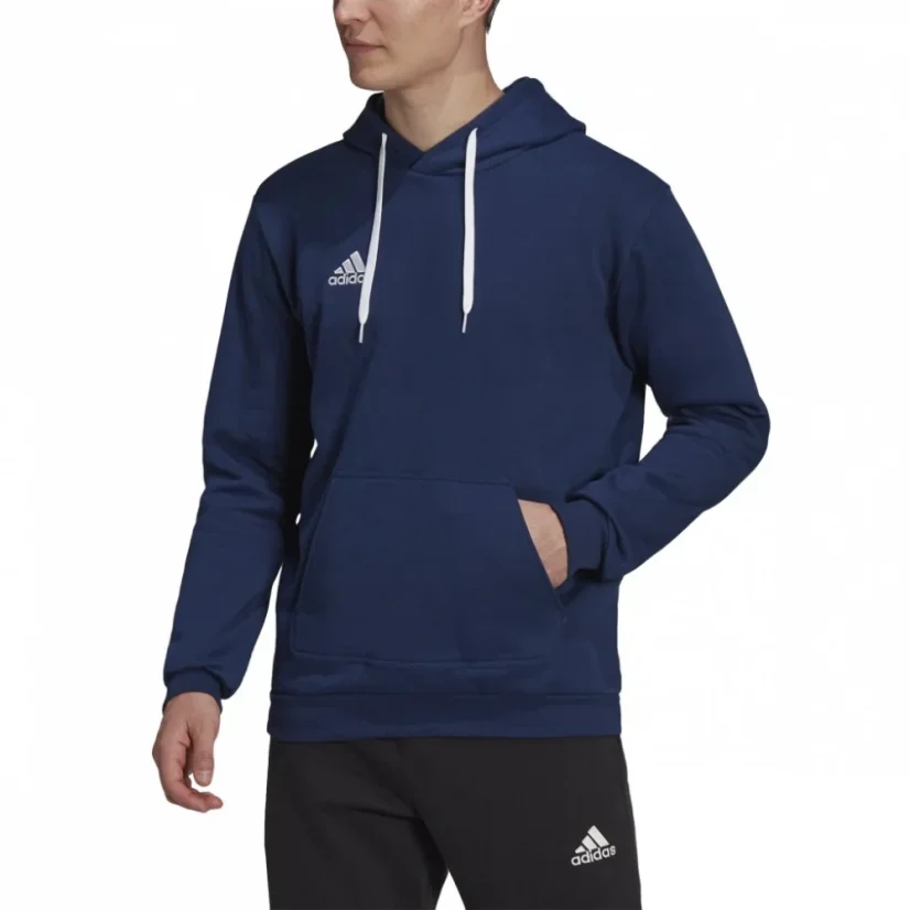 Bavlněná Adidas mikina s kapucí SK Pyšely - Velikost: L